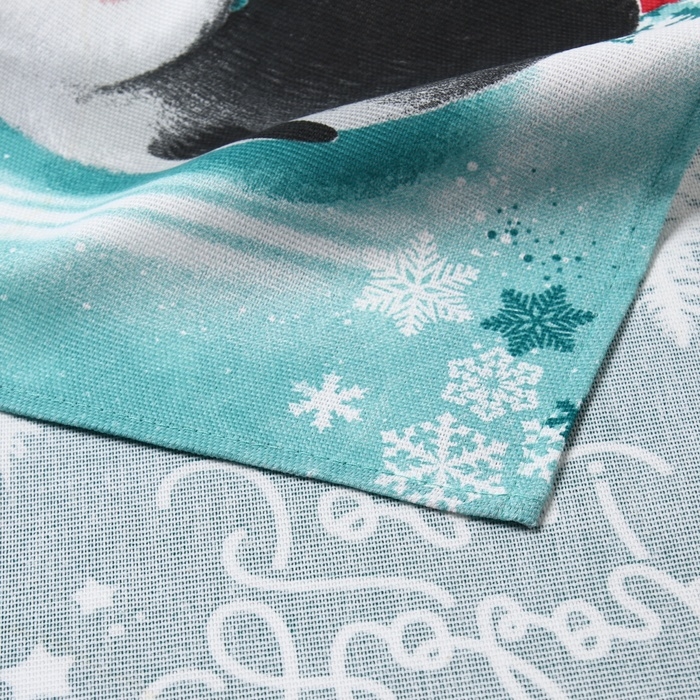 Набор кухонных полотенец Доляна &laquo;Снежного настроения &raquo; 35х60см-2шт, 100% хл