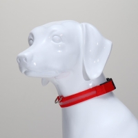 Ошейник с подсветкой размер XL, ОШ 52-60 х 2,5 см, 3 режима свечения красный Ошейник с подсветкой размер XL, ОШ 52-60 х 2,5 см, 3 режима свечения красный