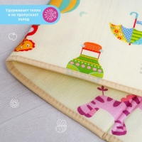 Игровой коврик для детей складной &laquo;Мои друзья&raquo;, двусторонний, размер 180х100 см, Крошка Я