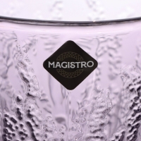 Бокал для вина стеклянный Magistro &laquo;Французская лаванда&raquo;, 310 мл, 16,4&times;8,9 см, цвет сиреневый