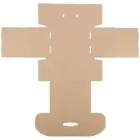 Коробка Matter High Light, крафт с белой ручкой