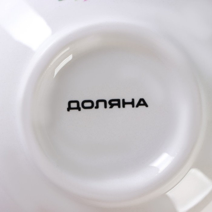 Миска Доляна &laquo;Лаванда&raquo;, 220 мл, d=11 см, цвет белый