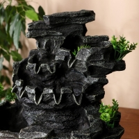 Фонтан "Прохлада" водопад, 11х18х23 см (с подсветкой, без шарика) Фонтан "Прохлада" водопад, 11х18х23 см (с подсветкой, без шарика)