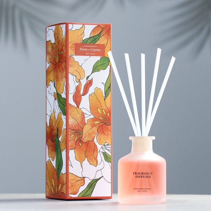 Диффузор ароматический Диффузор ароматический "Cherry blossom rainpeony & cepress", 50 мл