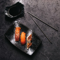 Блюдо сервировочное фарфоровое Magistro &laquo;Ночной дождь&raquo;, 21&times;14&times;3 см, цвет чёрный