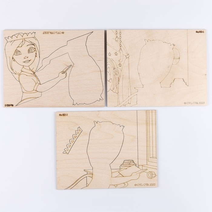 Роспись по дереву. Объёмная картина. Царевны &laquo;Царевна Соня&raquo;