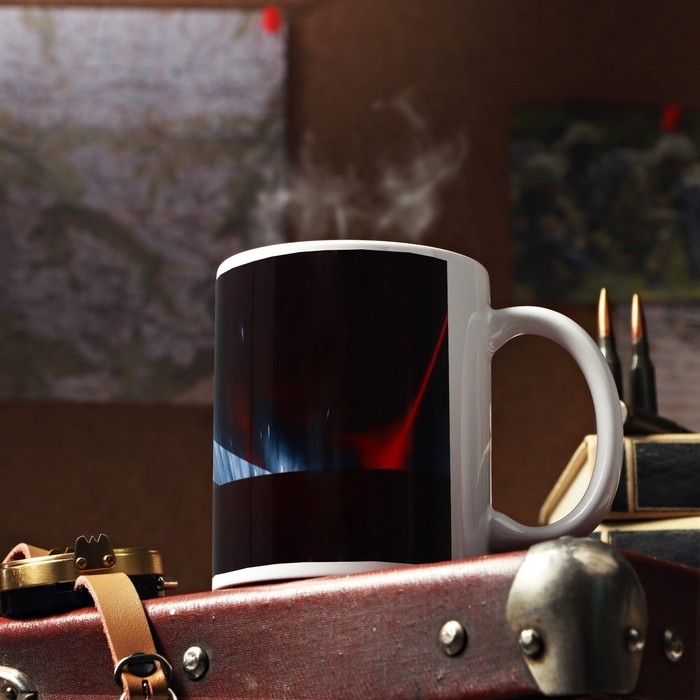 Кружка с сублимацией &laquo;Настоящий мужик&raquo; крутой кот, 320 мл