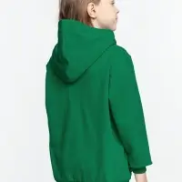 Худи детское Kirenga Kids 2.0, зеленое, 8 лет