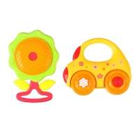 Набор погремушек «Наш малыш», 2 шт., цвет МИКС, Крошка Я Набор погремушек «Наш малыш», 2 шт., цвет МИКС, Крошка Я