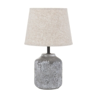 Настольная лампа "Ариса" Е14 40Вт серый 20х20х32 см RISALUX