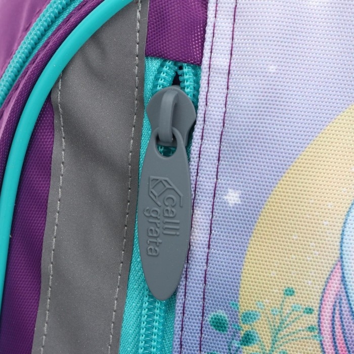 Рюкзак школьный, 37 х 26 х 13 см, эргономичная спинка, Calligrata ОРТ Рюкзак школьный, 37 х 26 х 13 см, эргономичная спинка, Calligrata ОРТ "Единорожка"