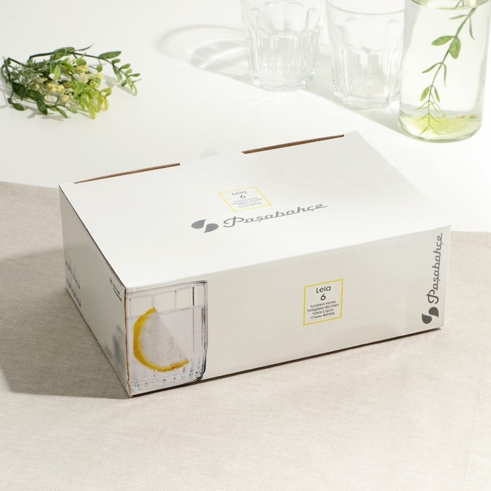 Набор стеклянных стаканов &laquo;Лея&raquo;, 265 мл, 6 шт