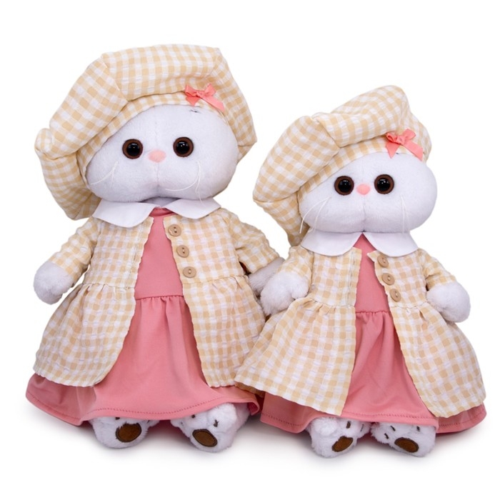 Мягкая игрушка &laquo;Ли-Ли в летнем пальто в клетку&raquo;, 24 см
