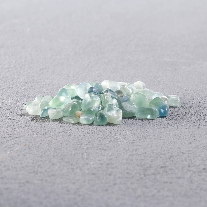 Набор для творчества Набор для творчества "Зелёный флюорит", галтовка, фракция 0,7-0,9 см, 100 гр