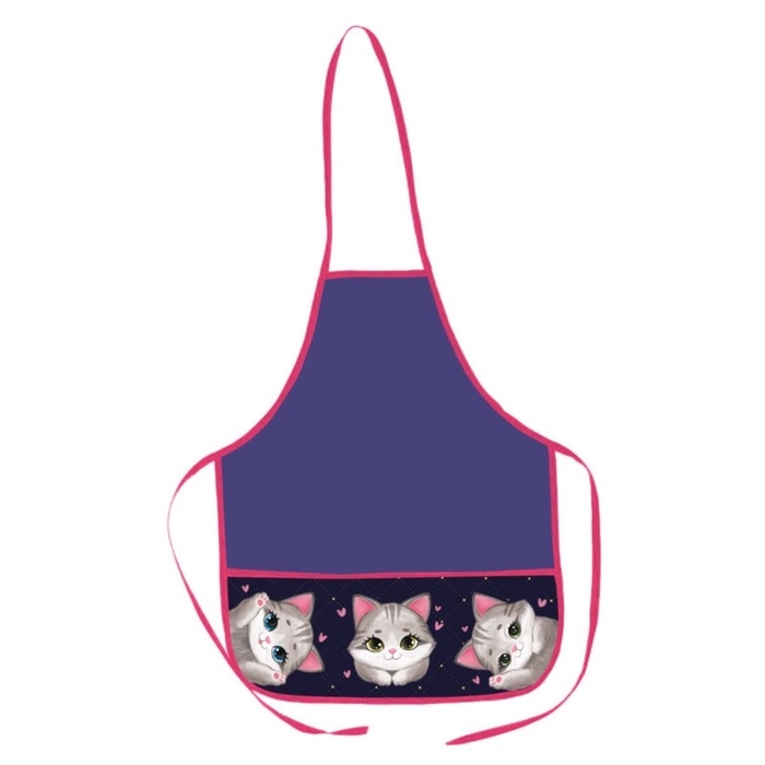 Фартук для труда + нарукавники, 485 х 395/250 х 160 мм, рост 116-146 см, Calligrata Фартук для труда + нарукавники, 485 х 395/250 х 160 мм, рост 116-146 см, Calligrata "Котики"