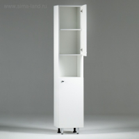 Пенал для ванной комнаты "Вега 3600" белый, 36 х 30 х 181 см