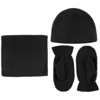 Варежки Fleecy, черные Варежки Fleecy, черные