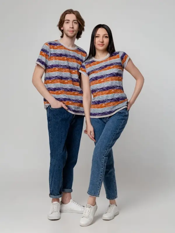 Футболка женская RAYET LADY двусторонняя, оранжевый/фиолетовый , размер M Футболка женская RAYET LADY двусторонняя, оранжевый/фиолетовый , размер M