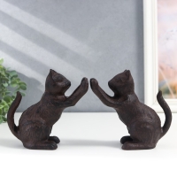 Держатели для книг чугун "Котята" набор 2 шт 12х10х5,5 см Держатели для книг чугун "Котята" набор 2 шт 12х10х5,5 см