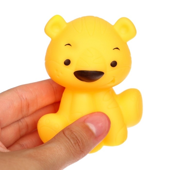 Набор резиновых игрушек для ванны &laquo;Игры малыша&raquo;, с пищалкой, 10 шт, Крошка Я