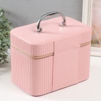 Шкатулка кожзам с зеркалом "Локки. Розовый" набор 3 шт 21х13,5х13;18,5х10,5х10;16,5х15х23 см Шкатулка кожзам с зеркалом "Локки. Розовый" набор 3 шт 21х13,5х13;18,5х10,5х10;16,5х15х23 см