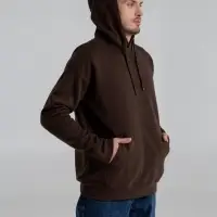 Толстовка с капюшоном Slam 320, темно-коричневая (шоколад), размер L Толстовка с капюшоном Slam 320, темно-коричневая (шоколад), размер L