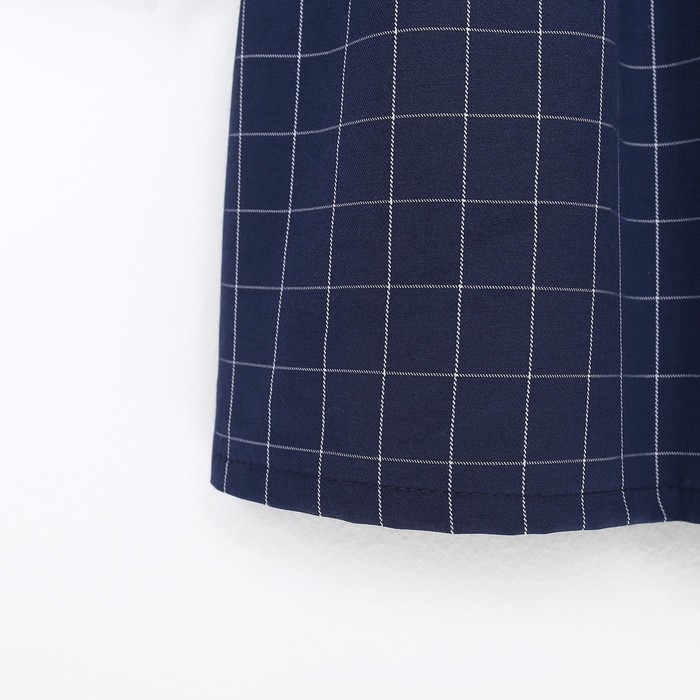 Платье детское с воротником KAFTAN, р.34 (122-128 см), синий