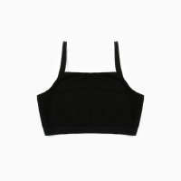 Топ для девочки, цвет черный, р-р 36