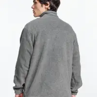 Куртка мужская North, серый меланж, размер XXL