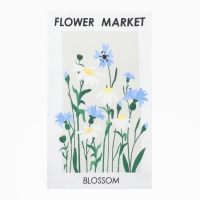 Полотенце кухонные Доляна "Цвети" 28х46 см, рогожка, 100% хл, 160г/м2