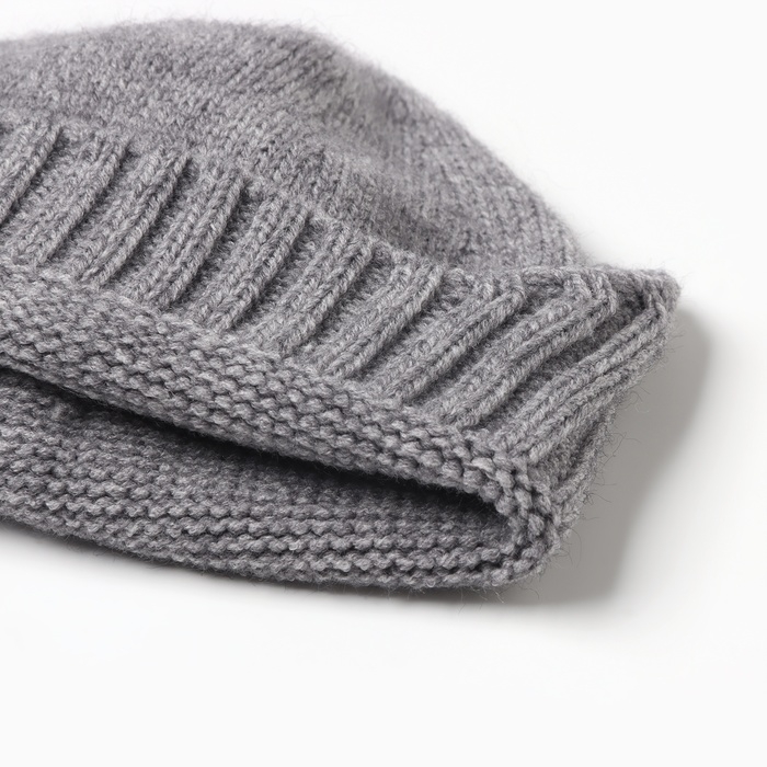 Шапка женская MINAKU, цвет серый, р-р 56-58