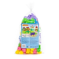 Конструктор &laquo;Строитель&raquo;, 92 элемента, в пакете