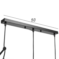 Светильник BayerLux 1949/3 E27 40Вт черный Светильник BayerLux 1949/3 E27 40Вт черный