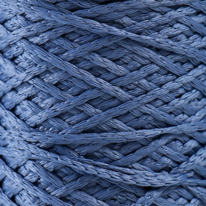 Шнур для вязания 100% полиэфир 1мм 200м/75&plusmn;10гр (18-джинс)