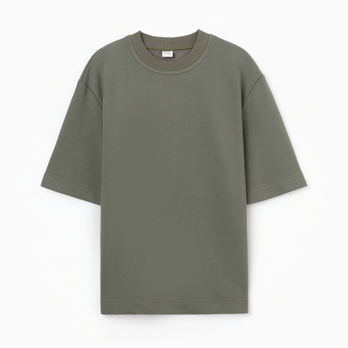 Футболка мужская MINAKU: Basic line MAN цвет хаки, размер 46