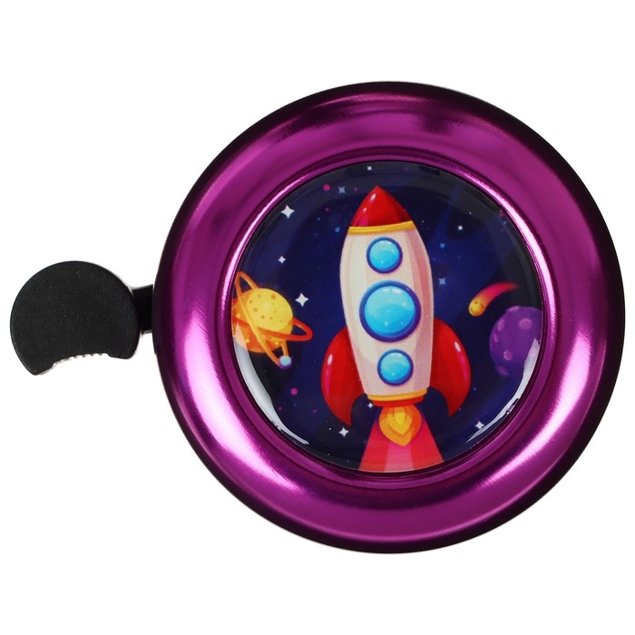 Звонок велосипедный GRAFFITI «Ракета» Звонок велосипедный GRAFFITI «Ракета»