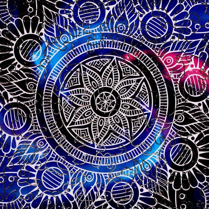 Пазл деревянный фигурный &laquo;Мандала гармония мира&raquo;, 105 элементов