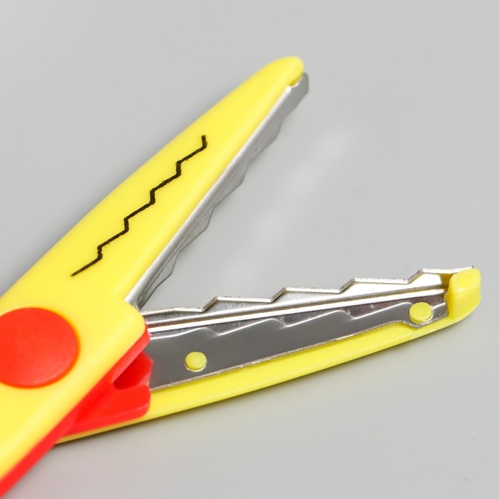 Ножницы рельефные Ножницы рельефные "Цветик" (набор 5 шт) 13 см МИКС