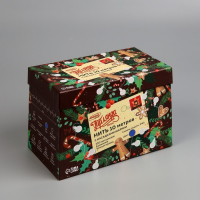 Гирлянда &laquo;Нить&raquo; 10 м с насадками &laquo;Шарики 2.5 см&raquo;, IP44, тёмная нить, 100 LED, свечение синее, 8 режимов, 220 В