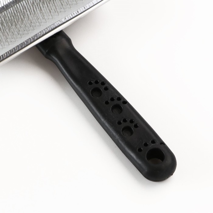 Пуходерка Пуходерка "Лапки" средняя без капель, 9 х 12 см, чёрная