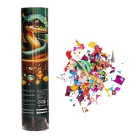 Новогодняя хлопушка пружинная поворотная «Богатство» 20 см Новогодняя хлопушка пружинная поворотная «Богатство» 20 см