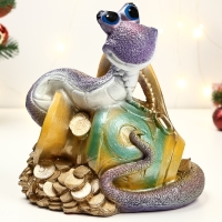 Копилка "Змея на кувшине цветная" 23х25х18см Копилка "Змея на кувшине цветная" 23х25х18см