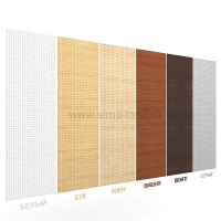 Настенная перфорированная панель односторонняя 60&times;0,6&times;180 см, шаг 2,5 см, цвет чёрный