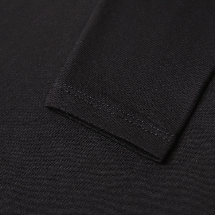 Лонгслив для девочки, цвет чёрный, рост 110 см Лонгслив для девочки, цвет чёрный, рост 110 см