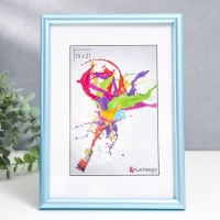 Фоторамка пластик "Радуга" 15х21 см, голубой Фоторамка пластик "Радуга" 15х21 см, голубой