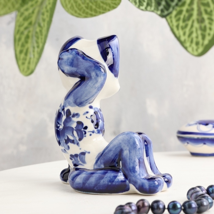 Сувенир "Котик", гжель