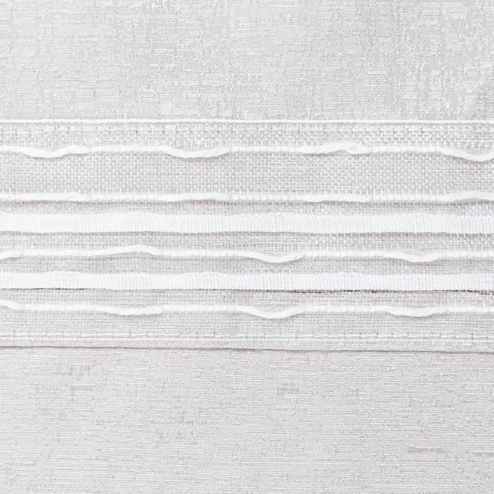 Штора портьерная Этель"Блеск"серебро 290х270 см,100% п/э