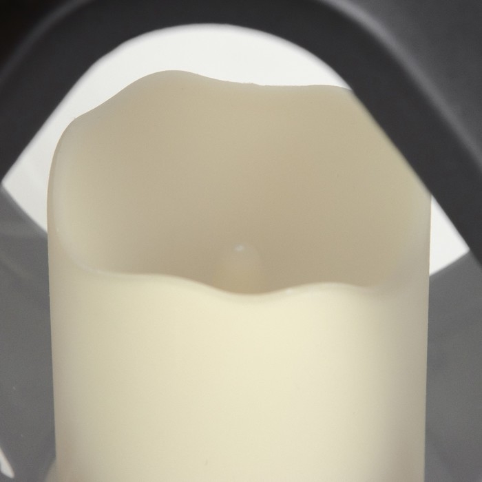 Ночник Ночник "Фонарь средний" LED от батареек 3хААА черный 15х8,5х22 см