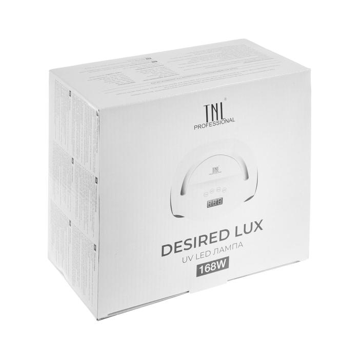 Лампа для гель-лака TNL Desired lux, UV/LED, 168 Вт, 36 диодов, таймер 10/30/60 сек, бел/сер