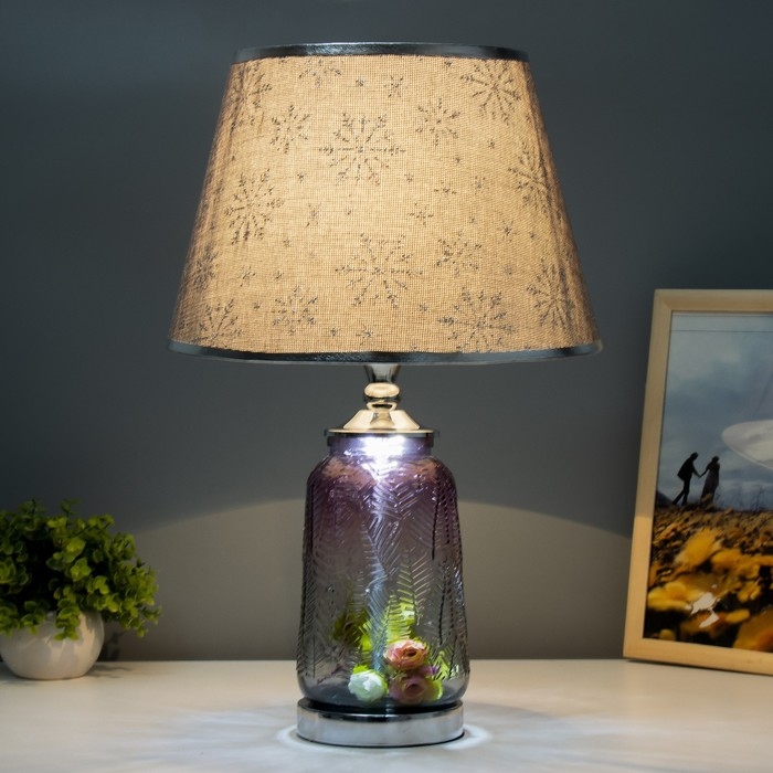 Настольная лампа "Айрис" Е27 40Вт 30х30х48 см RISALUX